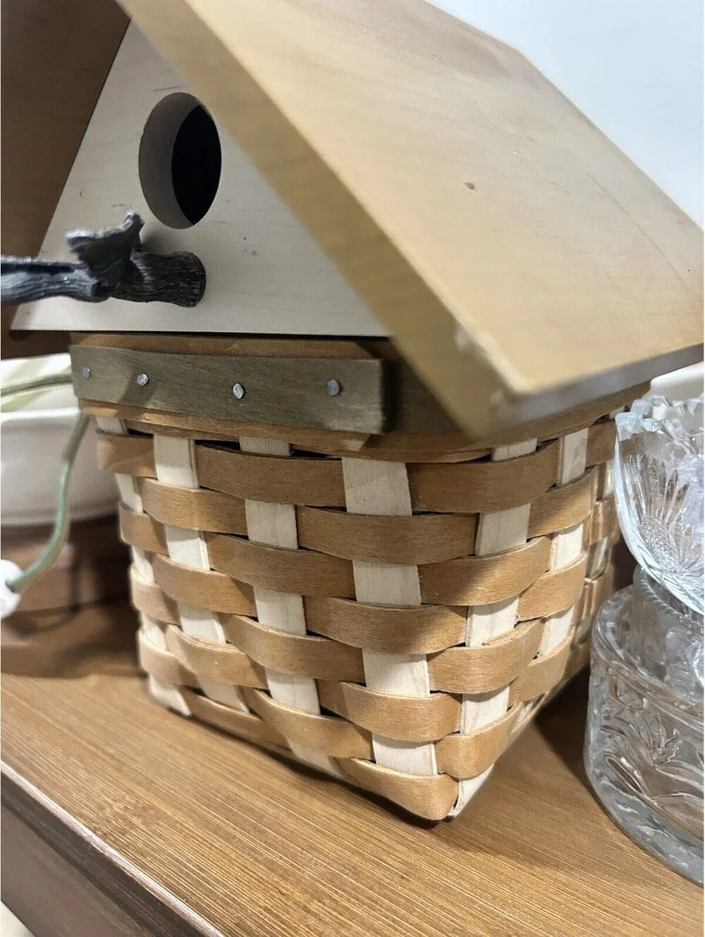 Longaberger Birdhouse Basket Collectors Club Combo Bird House